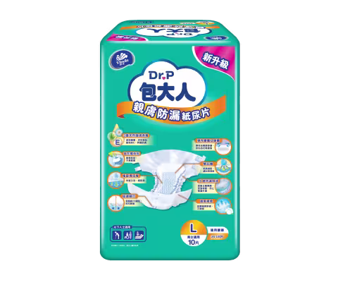[原箱] Dr.P 包大人親膚防漏成人紙尿片(日用型) (大碼)